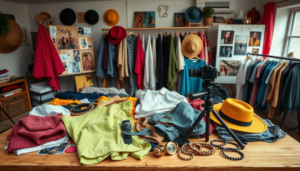 wardrobe planning for photography