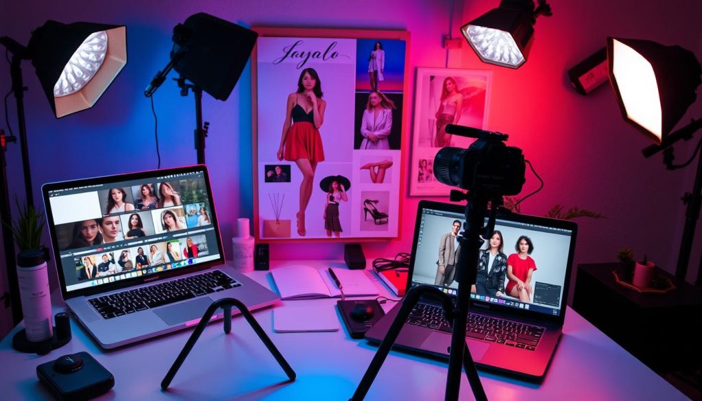 Content creation for models