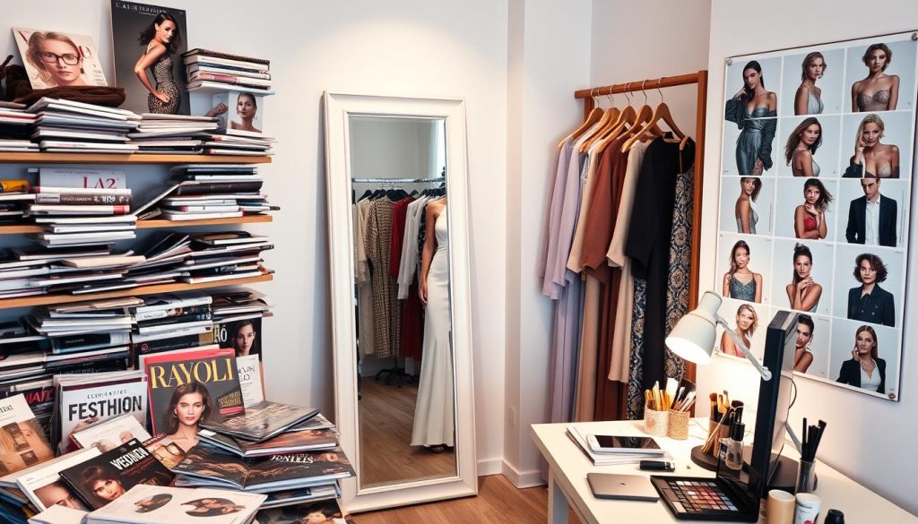 Casting preparation strategies for modelling auditions